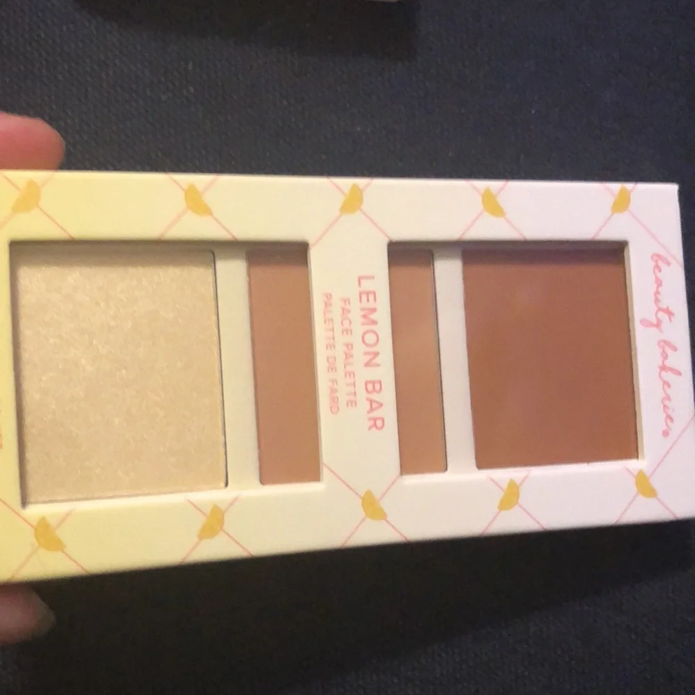 NEW Beauty Bakerie Lemon Bar Bronzer Highlight Palette 2.5 g / 0.083 oz